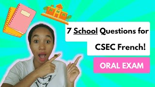 Can YOU answer these 7 Questions for CSEC French ? | May/June 2014 | CXC French Paper 3