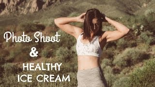 Fitness Photoshoot & Healthy Ice Cream