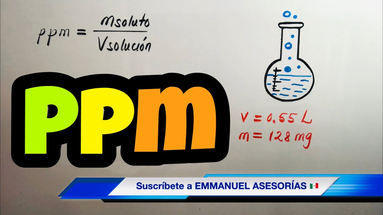 PARTES POR MILLÓN 💊 PPM 🧪 Soluciones Químicas YouTube PARTES POR MILLÓN 💊 PPM 🧪 Soluciones Químicas YouTube