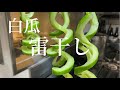 【白瓜】【雷干し】渋い夏野菜！緑色の雷⁉︎