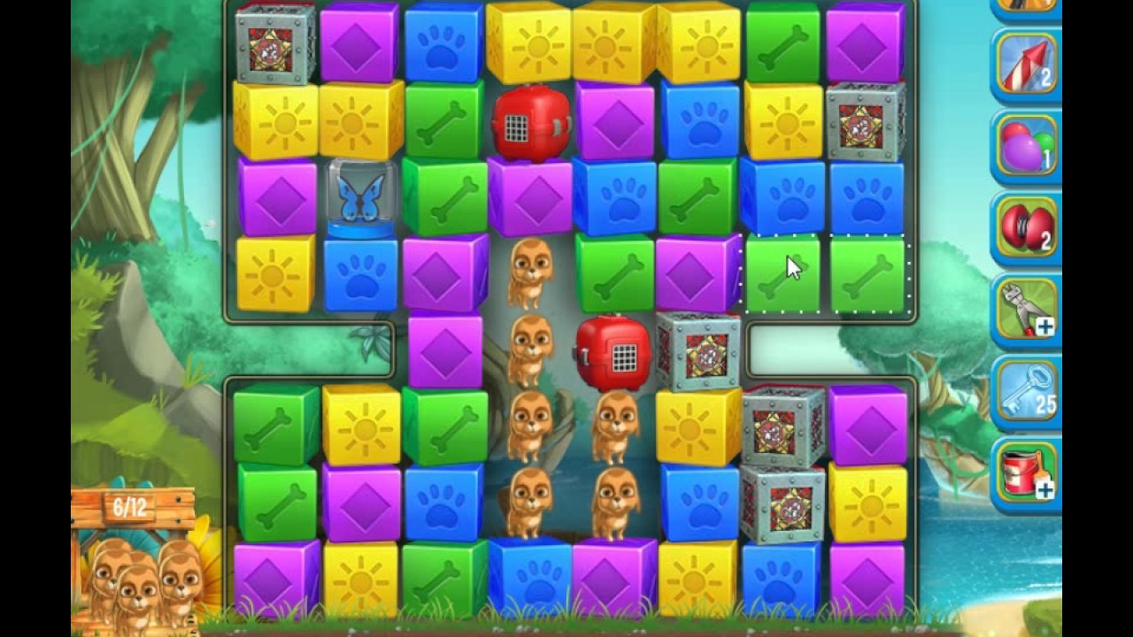 Pet Rescue Saga, Pet Island, 6th March 2017, level 9 😈 ►TOBIAS DEAMON◄