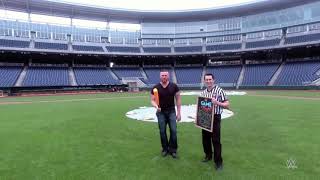 WWE Superstars Play Dizzy Bat : WWE Game Night