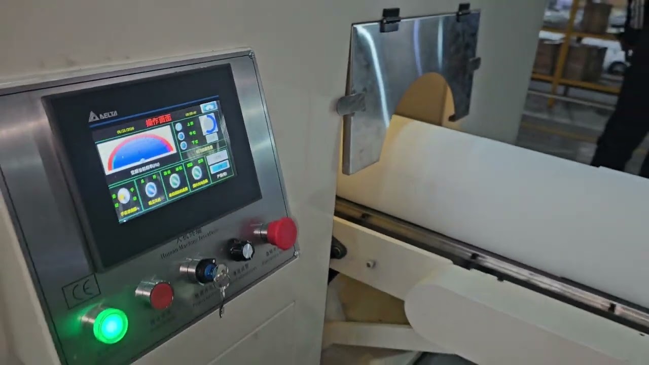 manufacturer paper tissue making machine, rewinding and single log saw cutting for maxi roll making