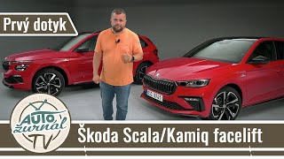 Škoda Scala a Kamiq facelift 2024: LED Matrix svetlá, športovejší dizajn a pôvodná ponuka motorov