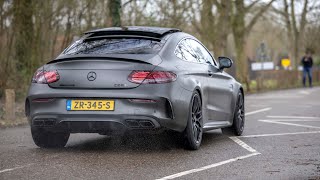 640HP Stage 2 Mercedes C63 S AMG Coupe - LOUD Accelerations & Revs !
