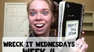 Detalles WRECK THIS JOURNAL- WRECK IT WEDNESDAYS- WEEK 4 Noticias