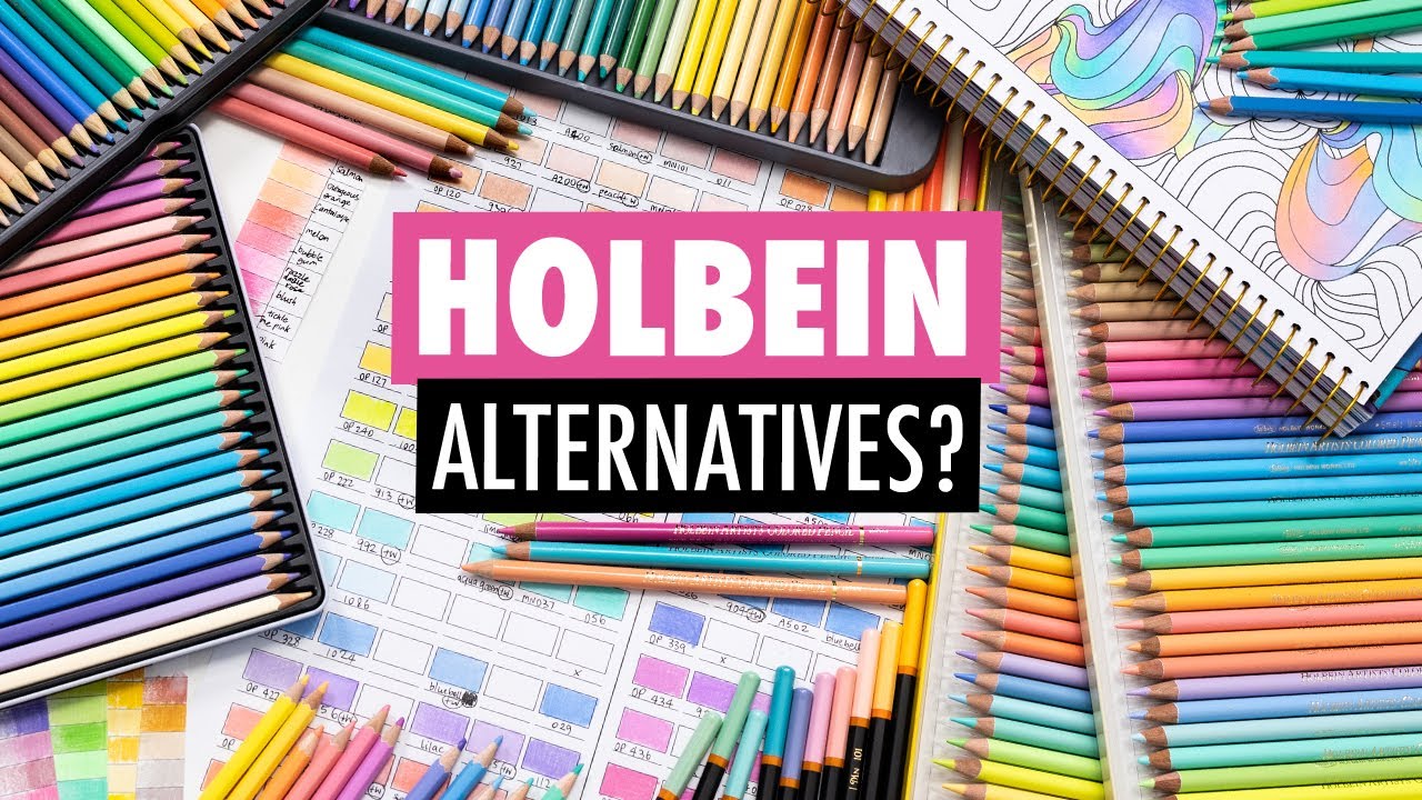 The BEST Holbein ALTERNATIVES: PASTEL Colored Pencils! (Pastelowe, Marco,  Prismacolor)