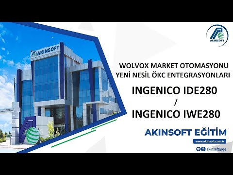 WOLVOX Market Otomasyonu - INGENICO IWE280/IDE280 Yeni Nesil ÖKC Entegrasyonu