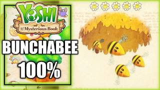 Yoshi and the Mysterious Book - Bunchabee All Discoveries & Smiley Flowers 100% All Collectibles