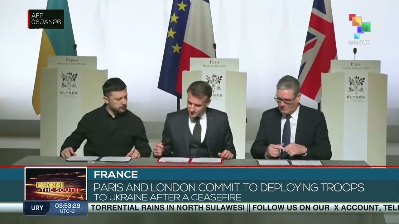 Париж и Лондон обязались разместить войска на Украине после прекращения огня.