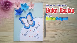 Cara membuat buku harian sendiri II menghias sampul buku harian II SBDP kelas 1 tema 2