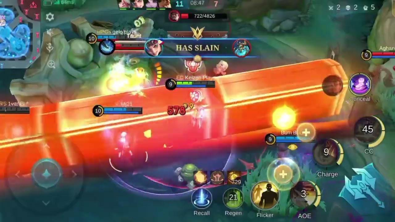 Top global gatot and Tigreal nag set sa hangin  #mobilelegends 