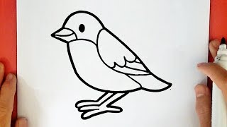 com fazer um passarinho fácil - Desenho de alicergamer - Gartic