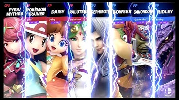 Super Smash Bros Ultimate Amiibo Fights  – Pyra & Mythra #61 Girls vs Villlains