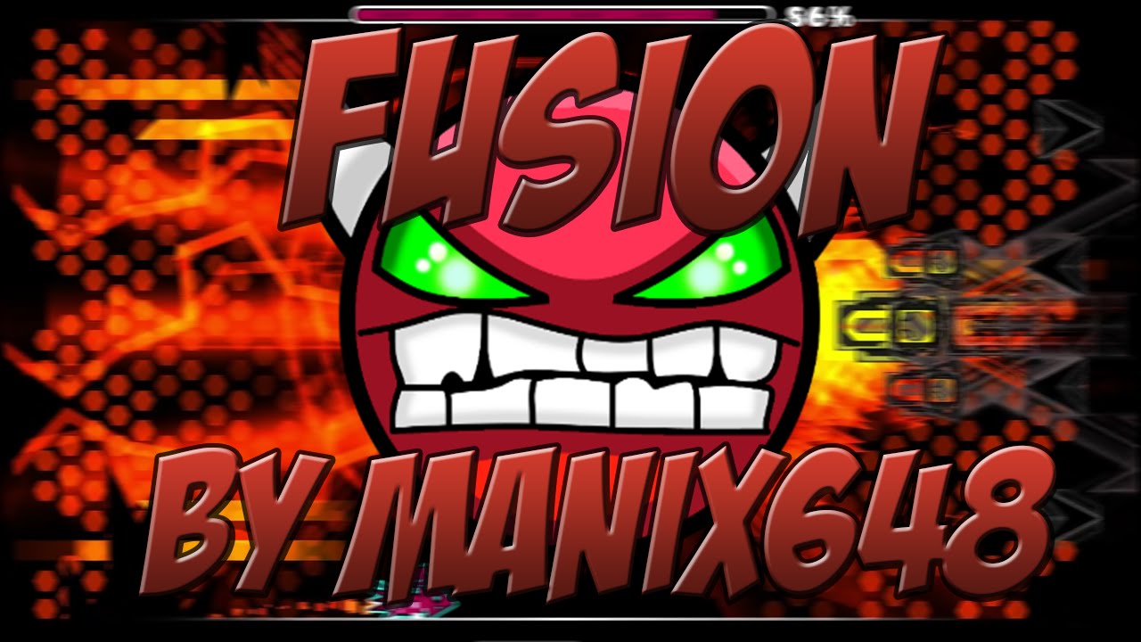 Fusion (Hard Demon) by Manix648 (3 Coins) | Geometry Dash