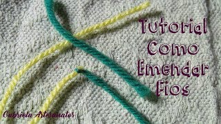 Como Emendar Fios no TricÃ´ e no CrochÃª