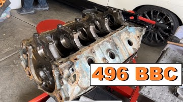 Preparing our BBC 496 for the Machine Shop!