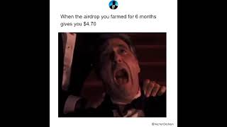 The Pain 😂💔 #crypto #cryptocurrency #airdrop #bitcoin