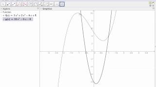 GeoGebra Tutorial: Area between two curves