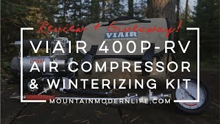 Viair Review and Giveaway: 400P RV Air Compressor and Winterization Kit