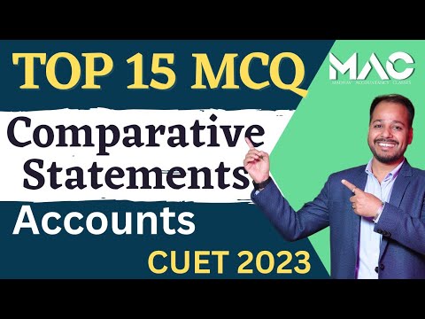 Most important MCQ of Comparative Statements | CUET Accounts Domain ...