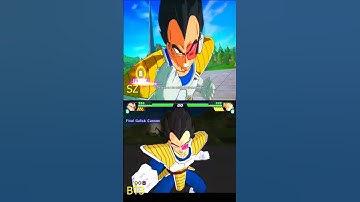 WICH IS BETTER VEGETA (SCOUTER) RUSH ATACK - SPARKING ZERO VS BUDOKAI TENKAICHI 3 - PC PS2
