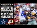 Cowboys vs. Redskins | NFL Week 2 Game Highlights