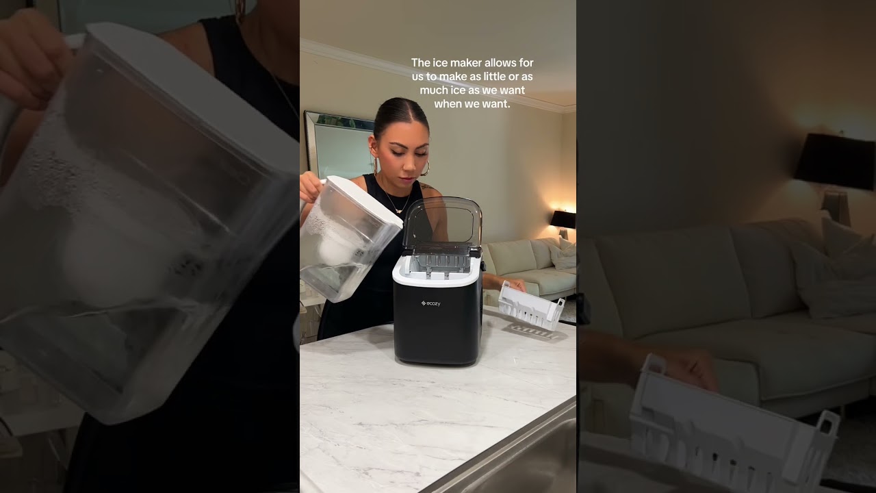 Portable Bullet Ice Maker for Camping & Parties! 