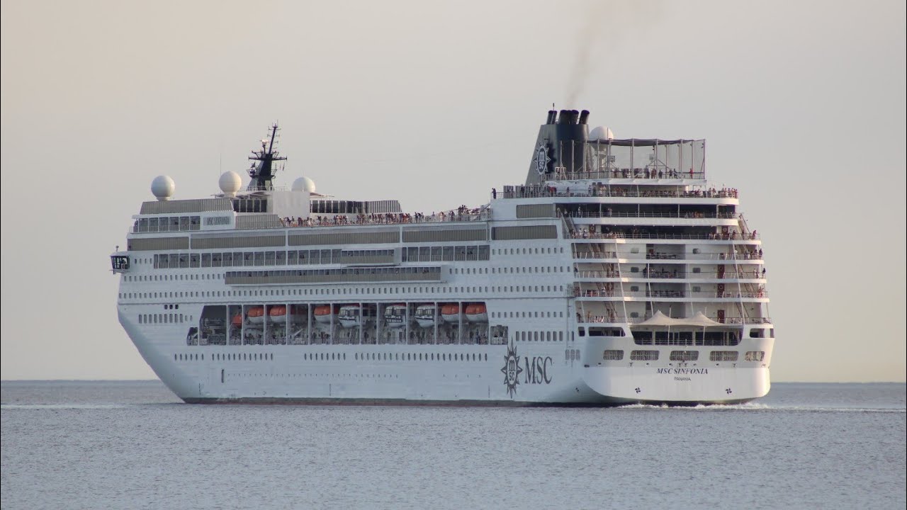 MSC SINFONIA🇵🇦 - Departure from Katakolo Port, Greece [3/9/2025]