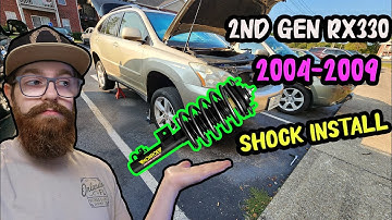 2004-2009 Lexus RX330 Front & Rear Shock Replacement