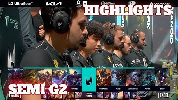 XL vs FNC - Game 2 Highlights | Semi Final LEC Summer 2023 Playoffs | Excel vs Fnatic G2