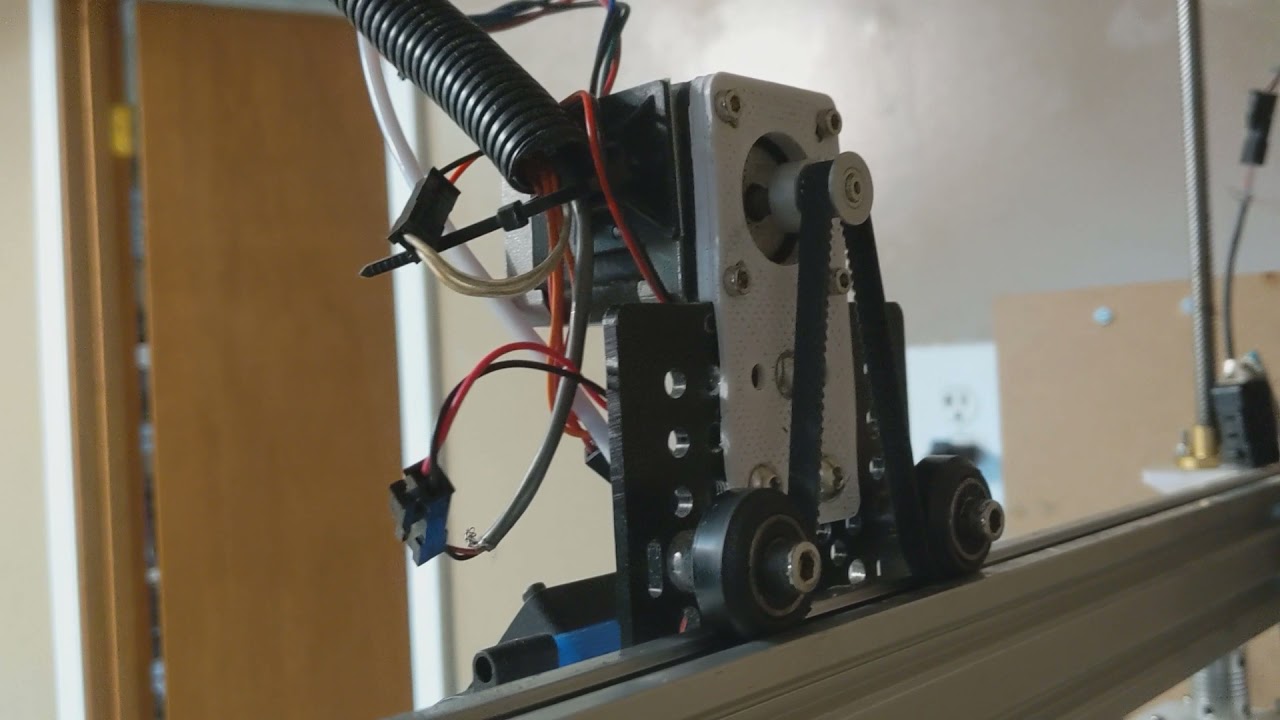 X axis in motion on my printer