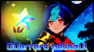 guerrero peliazul