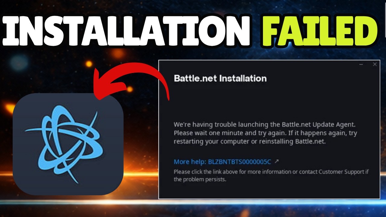 How To Fix Battle.net installation Failed Error In windows - YouTube