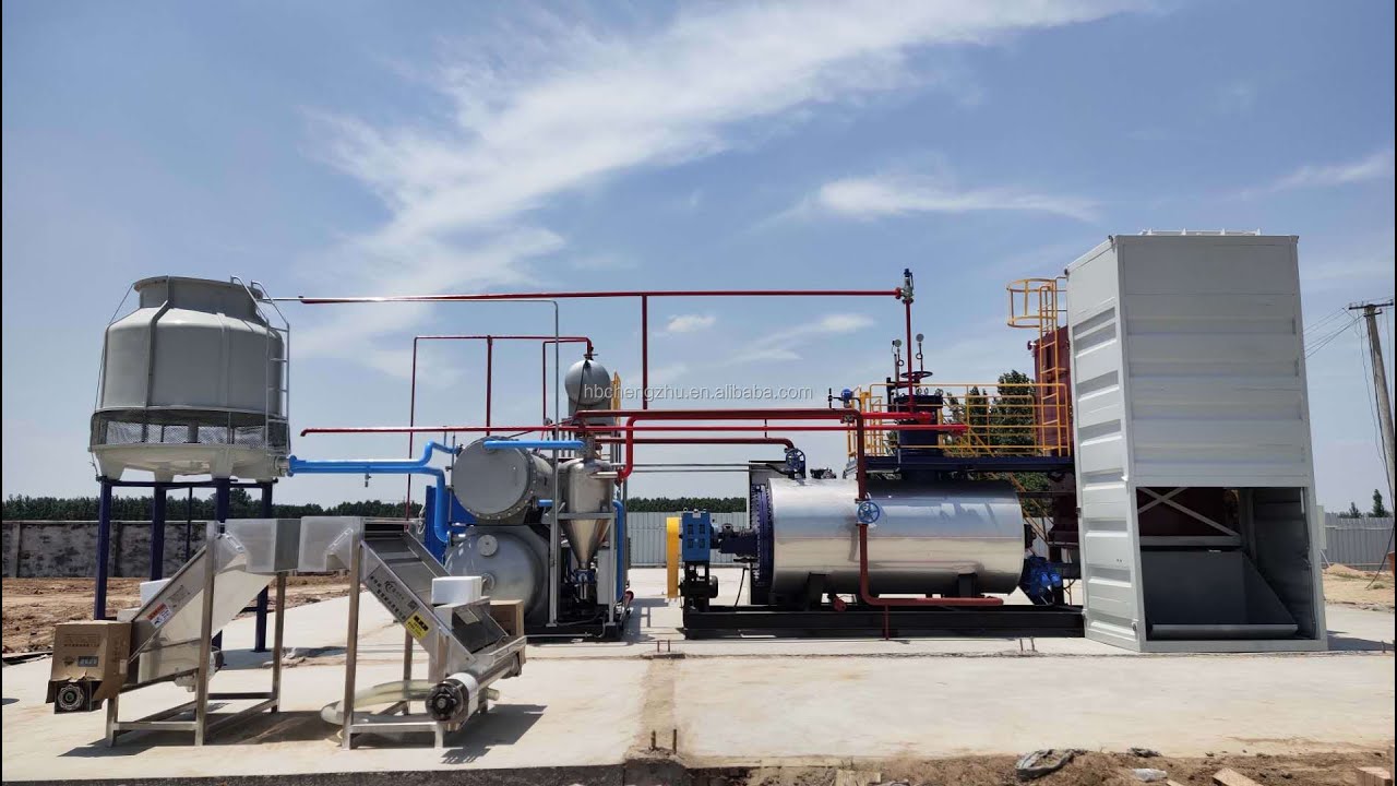 2t batch compact poultry waste rendering plant