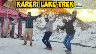 KARERI LAKE TREK ️ || VLOG  || KANGRA BOYS VLOGS