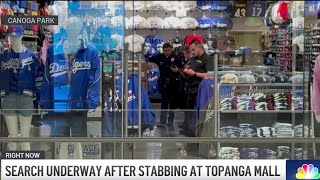 Police investigate stabbing at Topanga Mall in Canoga Park