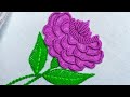 Amazing hand embroidery  exclusive flower embroidery design for all over