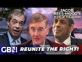 Reunite the right farage and reesmogg blazing row over proposed pact between tories and reform