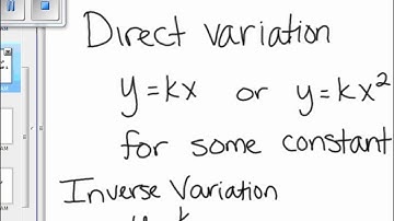 Pre Calc  1.10 Mathematical Modeling & Variation