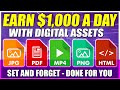 Earn $1,000 A Day With DIGITAL ASSETS Set Up Under 30 Minutes (EASY PASSIVE INCOME)