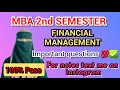 FM important questions // MBA 2nd semester Financial Management important questions // 100% pass
