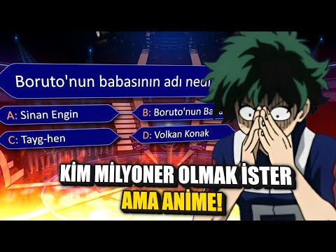 Kim Milyoner Olmak İster? - Anime!