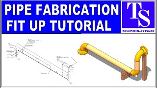 How to fabricate a pipe spool from Isometric drawing tutorial. piping tips and tricks