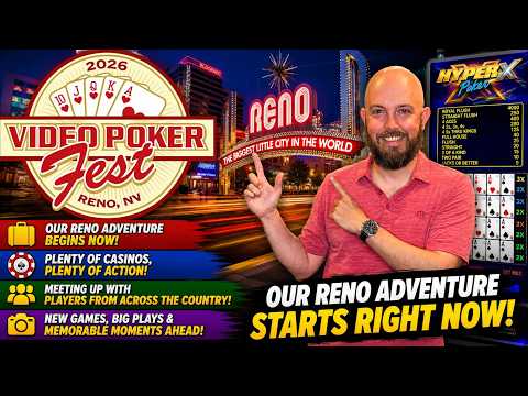 Our Video Poker Fest Trip Starts NOW!