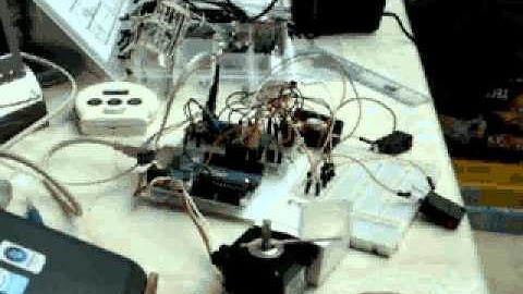 Equatorial Platform - 1st Arduino Test