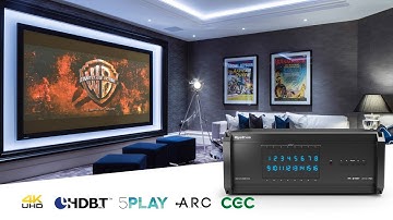 4K HDR HDBaseT WyreStorm H2X Matrix Switchers featuring 5Play including 48X16 Audio Matrix & DSP
