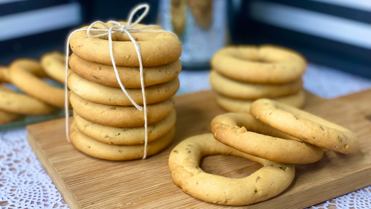 كعك الحلو الزمني بالكمون (الشمر)بطريقة جداتنا بخير بيوتنا اديرو احلى حلويات