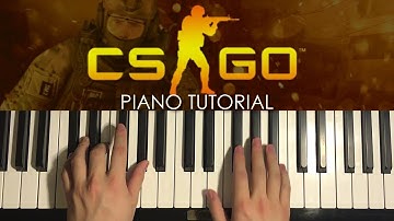 How To Play - Counter-Strike: Global Offensive - Main Menu Theme (PIANO TUTORIAL LESSON)