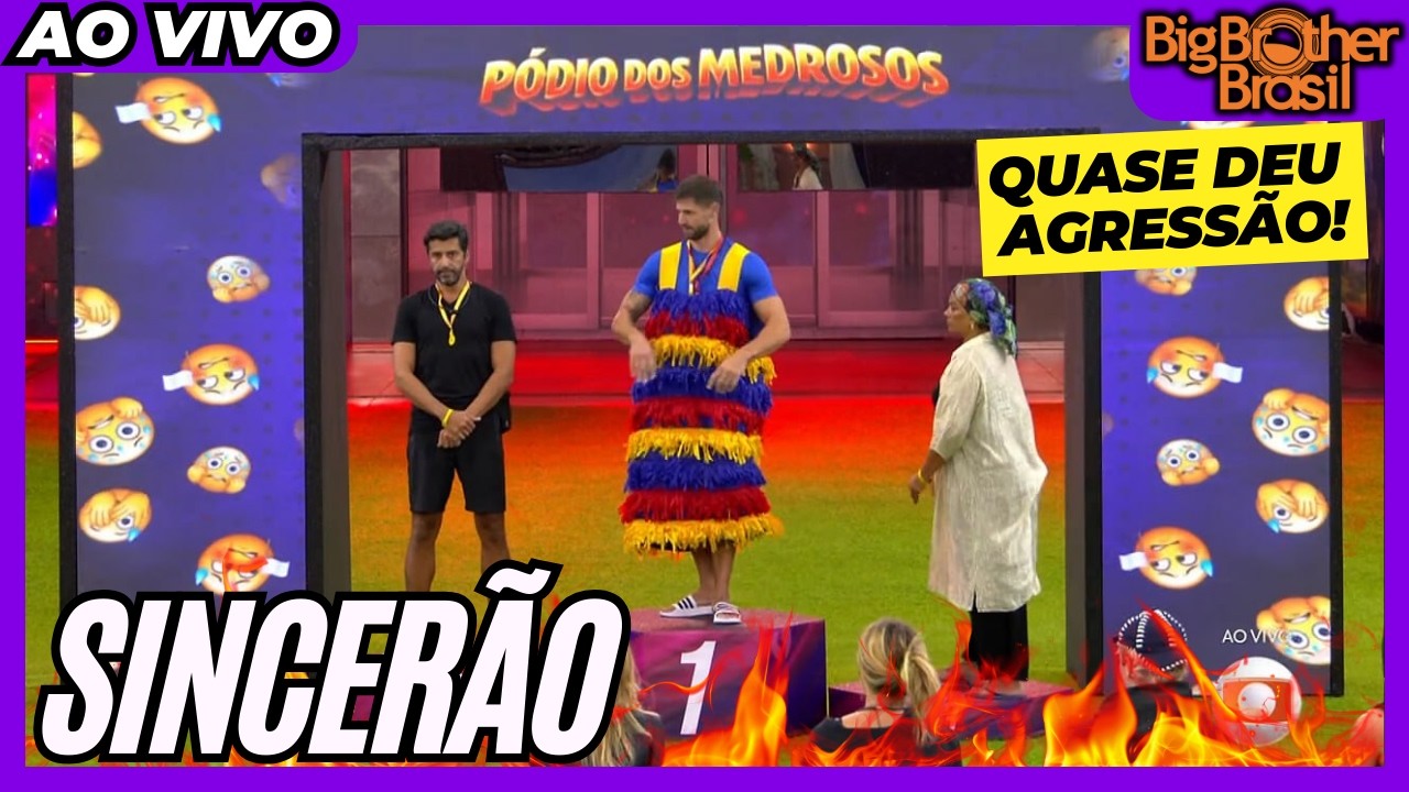 🟣 SINCERÃO AO VIVO - BBB 26 - BIG BROTHER BRASIL #bbb #BBB26